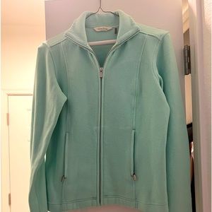 Women’s Tommy Bahama zip-up cotton/spandex jacket, size S-M. Excellent condition